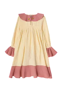 Платье из муслина с ручной вышивкой